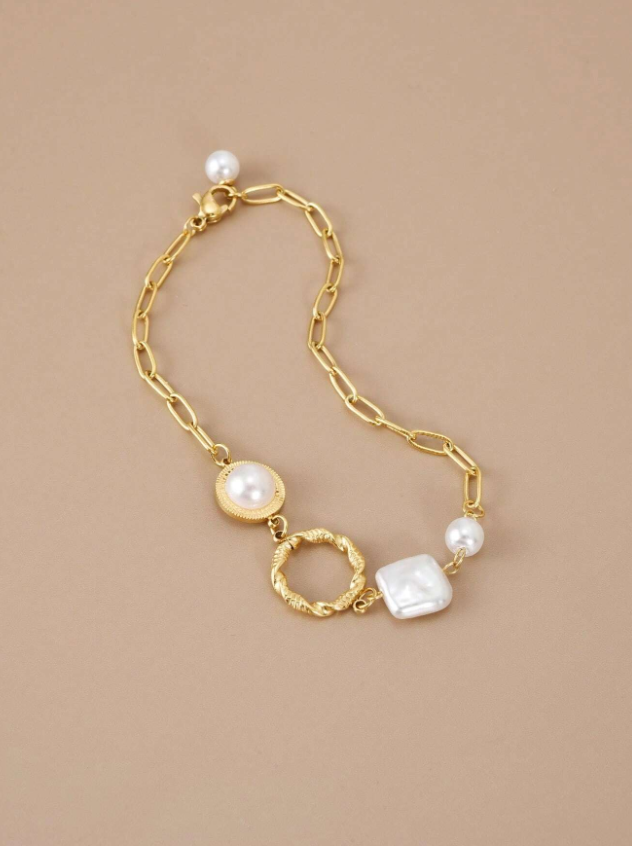 1pc Stainless Steel Womens Bracelet Summer Fashion Hand Accessory Durable Stylish Jewelry