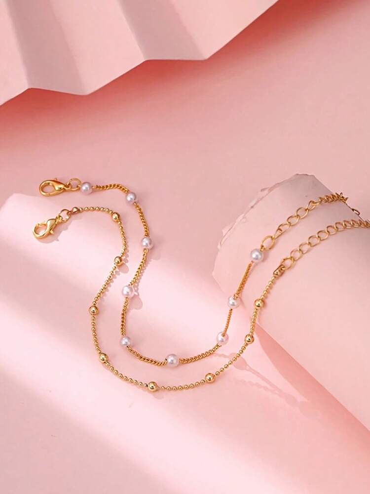 2pcs Minimalist Bracelet Set – Elegant Daily Jewelry Gift for Girls & Friends