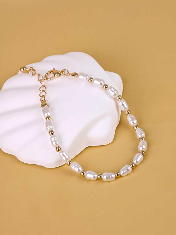 Elegant Acrylic Beaded Bracelet – Stylish Lightweight Jewelry For Women, Perfect For Daily Wear Or Gifting