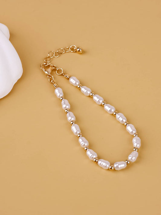 Elegant Acrylic Beaded Bracelet – Stylish Lightweight Jewelry For Women, Perfect For Daily Wear Or Gifting